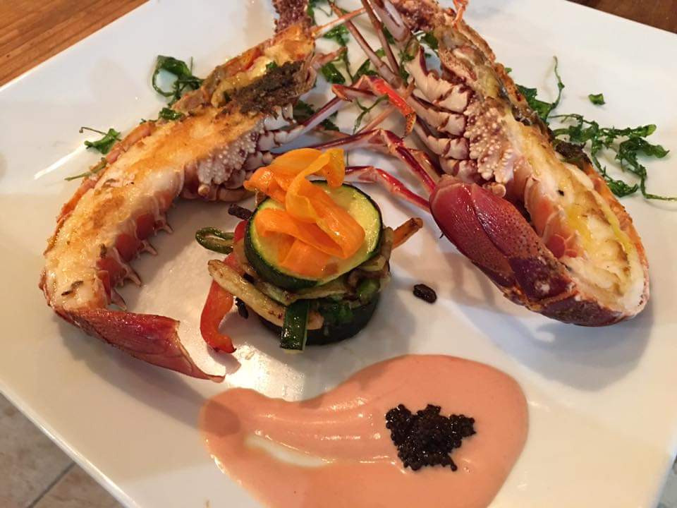 kreeft bij restaurant Sotavent in Jávea