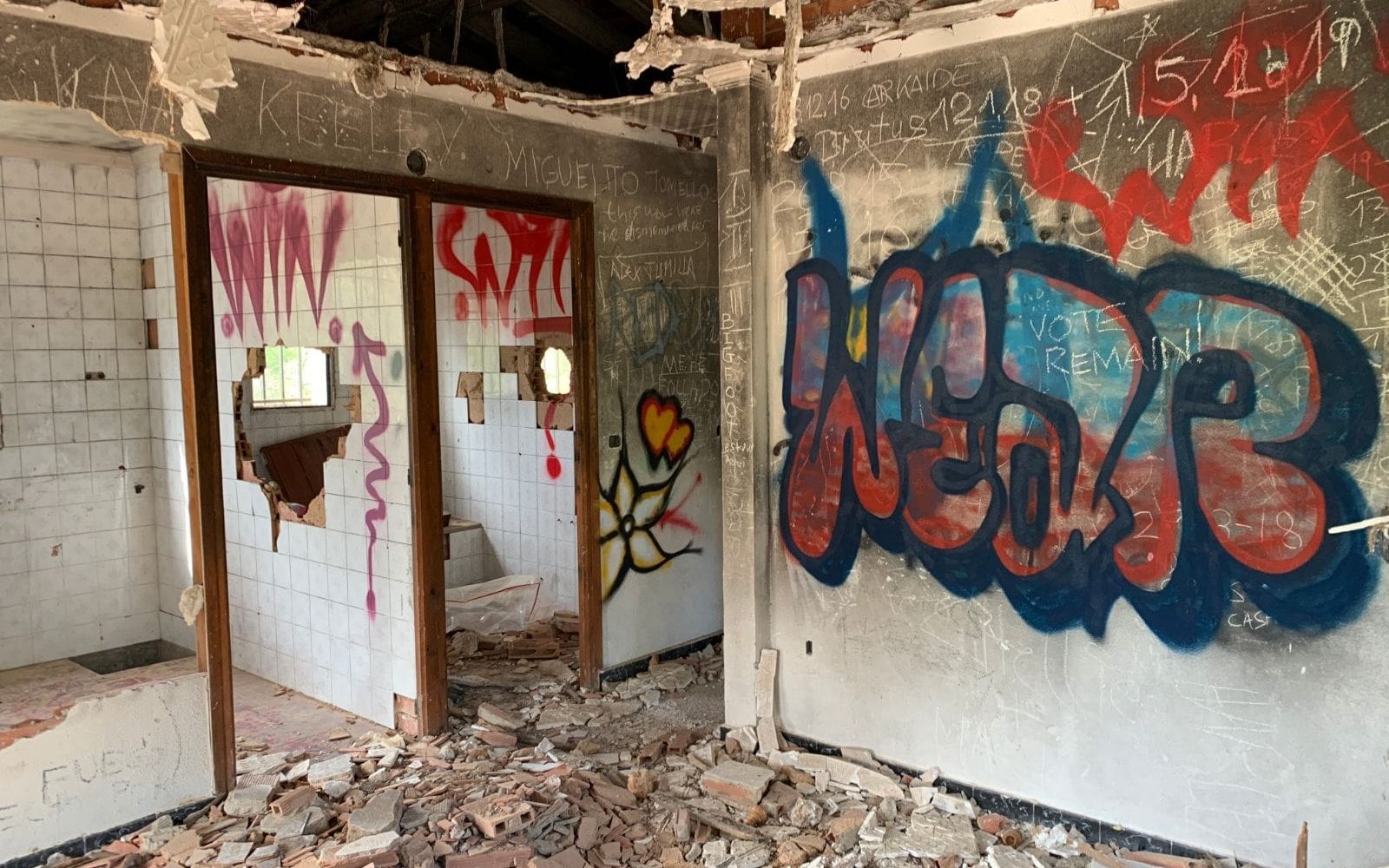 Gekraakte vakantiehuis aan de Costa