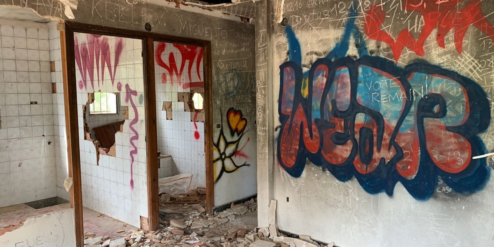 Gekraakte vakantiehuis aan de Costa